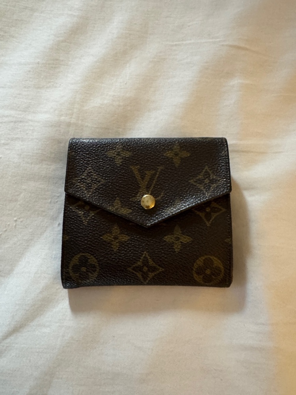Louis Vuitton Elise Monogram Double Sided Wallet in Brown